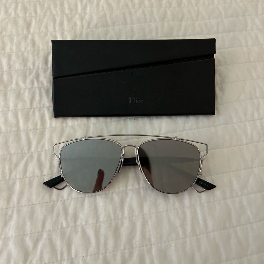 Dior silver technologic sunglasses